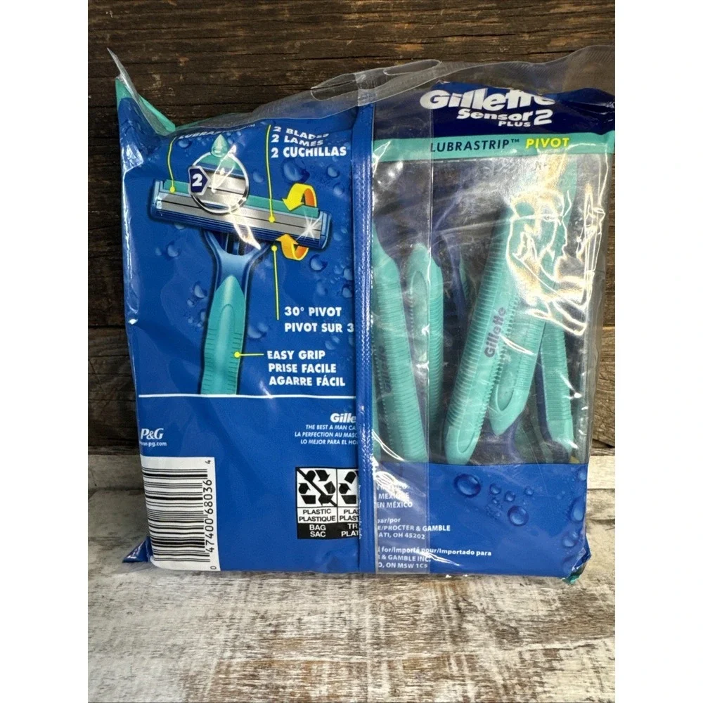 Gillette Sensor2 Plus Disposable Razors ? ct Damaged Pack‎ | MSRP = $20